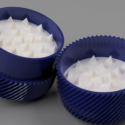 Customizable Herb Grinder STL File  Download & Print 3D model