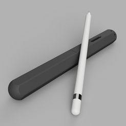 Render-01.jpg Archivo STL portalápices apple 066b | Ø22 X 176mm・Diseño imprimible en 3D para descargar