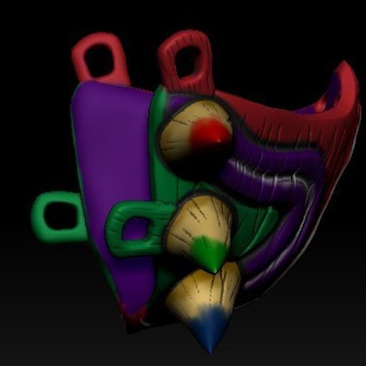 12.jpg OBJ file Quarantine Mask Majora's Mask Style・3D printing model to download, PaburoVIII