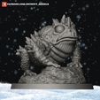 Ice_Toad_render3.jpg Winter Monsters - Tabletop Miniatures 3D Model Collection