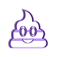 Poop face.stl Emoji cookie cutter set 2