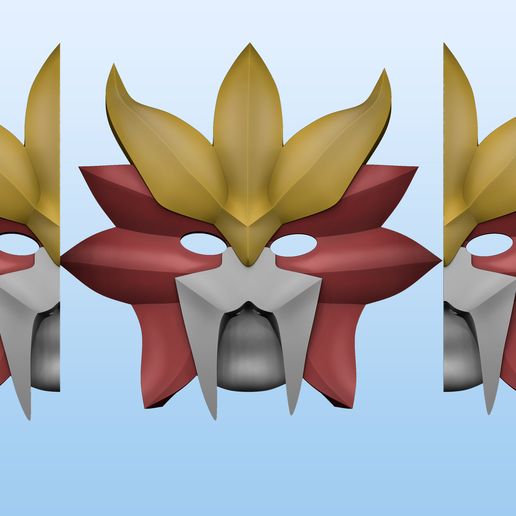 🐉 Entei Pokemon Mask Cosplay・Free STL File for ・Cults