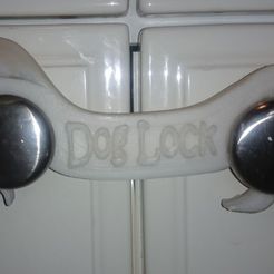 DSC_0086_display_large.jpg Free STL file Dog Lock - A simple lock for a complex creature・3D printer model to download