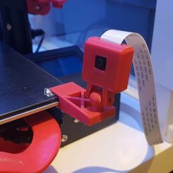 20210218_203623.jpg Ender 3 Raspberry Pi Camera Bed Mount