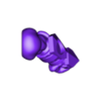 OrcWarriorArmAttachmentL.stl Chibi Orc Warrior