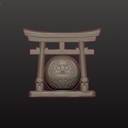 Daruma jizo altar
