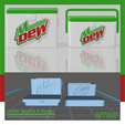 1bc.png Another 2 models Mountain Dew Vintage logo Ice Box Vintage Cooler for Scale Autos and Dioramas 2
