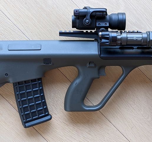 🔫 [Airsoft] GHK AUG A2 Rail Mounts・ STL File for ・Cults
