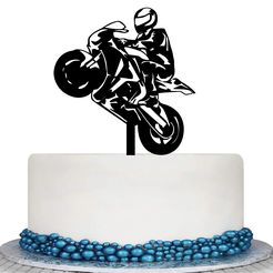 TOPPER-MOTO-2.jpg Archivo STL TOPPER MOTO・Objeto para impresora 3D para descargar