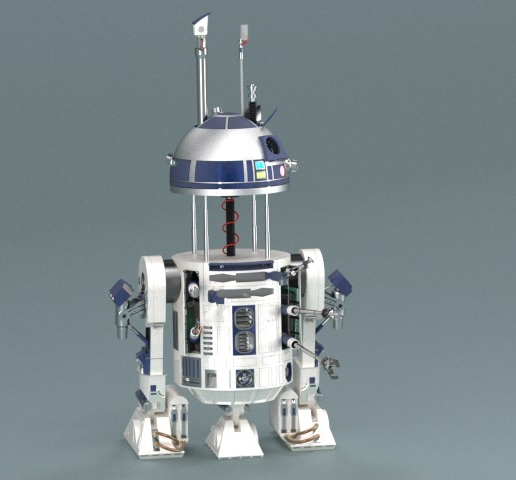 🤖 R2D2 - Correct dimensions + Configurator for accessories created in ...