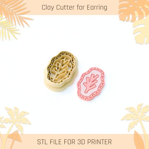 Coral Cameo Clay Cutter