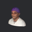 model-1.png Samuel L Jackson-bust/head/face ready for 3d printing