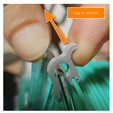 photos02.png STL-Datei Coil wire clip kostenlos・Design zum 3D-Drucken zum herunterladen