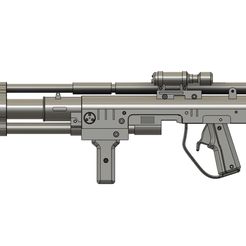 01.jpg Archivo STL Lanzagranadas de 40mm T-7 Ion Blaster・Idea de impresión 3D para descargar