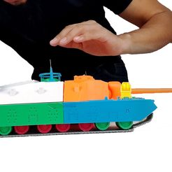 2.jpg Fichier OBJ Chasseur de chars T-95 à l'échelle 1/20e・Modèle imprimable en 3D à télécharger