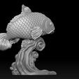 A2.jpg Koi Fish 3D print model