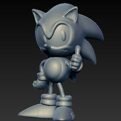 SONIC 1.jpg Free STL file SONIC・3D print model to download