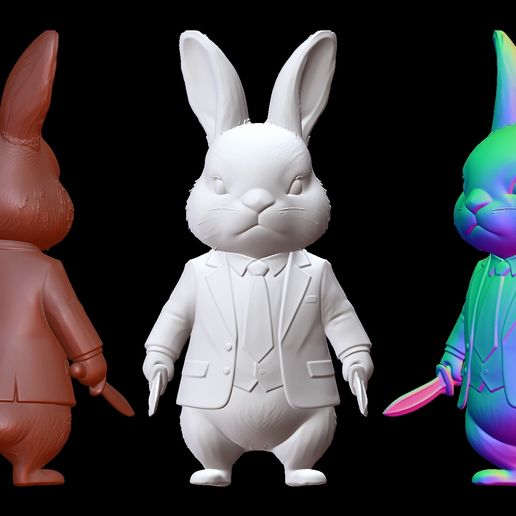 🐇 LETHAL RABBIT - ONCE HUMAN DEVIATION・Free OBJ File for 3D printing・Cults