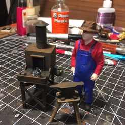 215332600_2854172564897591_8429983986308416549_n.jpg STL file G Scale small forge 1:24・3D printing template to download