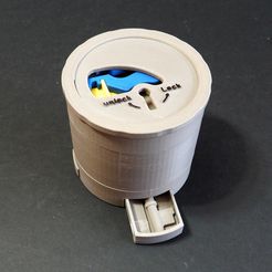 7229bd8fa4b2c121f23d0f68502c554b_display_large.JPG Файл STL Lockable Container with hidden key・Идея 3D-печати для скачивания