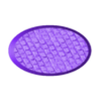 BRICKS_076C_60x35mm_elipsoid_base_hollow_PRINT.stl Oval Bases Set – Bricks 76C Texture (60–170MM) | Perfect For Tabletop Wargames & RPG's