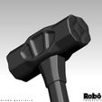 GHOST-NIGHTWAR-COD-MW22-BREACHING-TOOL-SLEEDHAMMER-02.jpg Ghost Sledge Hammer - Outil de brèche pour Cosplay - Modèle STL fichier d'impression 3D