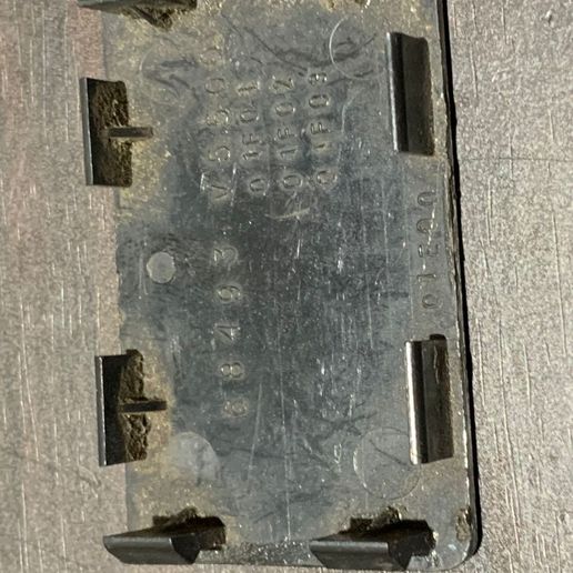 Electric mirror switch cover