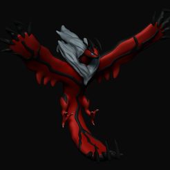 Yveltal-cliente.jpg Download OBJ file Yveltal(with cuts and as whole) • 3D printable design, erickantunesxd123