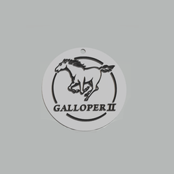 llavero galloper.png Download 3MF file Hyundai Galloper Keychain • 3D print model, 3Leones