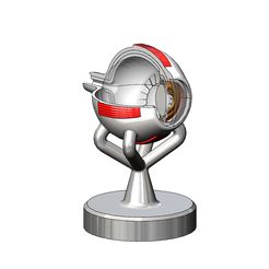 stand8.JPG Файл STL 3d model-replica of a human eye anatomy・Шаблон для 3D-печати для загрузки