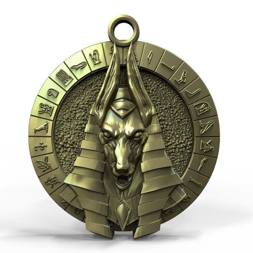 Anubis pendant 3 3D model