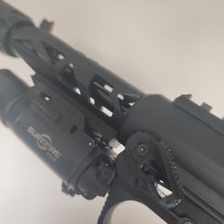 IMG_20220627_075228-1.jpg STL file AAP-01 Lightweight Thumb Rest Airsoft・Template to download and 3D print