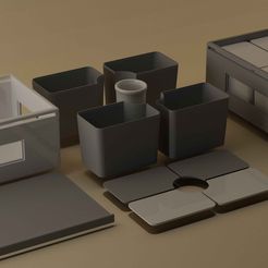 FOOD-TAPER.jpg STL file Personalized portable pet food container.・3D printer model to download