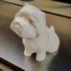 Capture d’écran 2017-11-06 à 15.04.28.png Free STL file Westie Card Holder・3D printing model to download