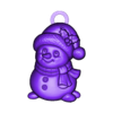 igloo man cnc model keychain.stl porte-clés igloo man modèle cnc
