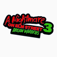 Screenshot-2024-01-26-140503.png 2x A NIGHTMARE ON ELM STREET 3 - DREAM WARRIORS Logo Display by MANIACMANCAVE3D