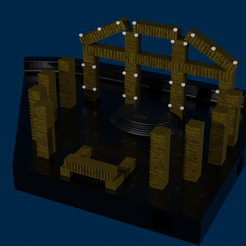 side1.png STL file Micro EDC Wasteland stage・3D printing idea to download, Greggio_Designz