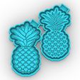 LvsIcon_FreshieMold.jpg I love pineapples - pineapple with hearts - freshie mold - silicone mold box