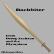 🗡️ Backbiter from Percy Jackson and the Olympians・ STL File for 3D ...