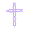 Jesus Fish Cross.stl Jesus Fish Cross, Christian symbol, Ichthys, Christian Fish Symbol