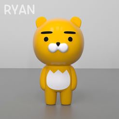 f3ccdd27d2000e3f9255a7e3e2c48800_display_large.jpg Free STL file RYAN kakao friends・3D printing template to download