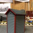 ee G SCALE (1:24) WESTERN MARYLAND "Water Closet" (out house)