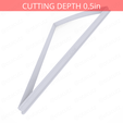 1-10_Of_Pie~9in-cookiecutter-only2.png Slice (1∕10) of Pie Cookie Cutter 9in / 22.9cm