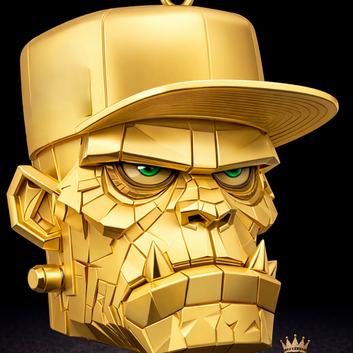 Frankenstein's Monster Head Pendant