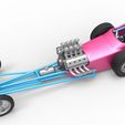 3.jpg Diecast Front engine old school dragster with shell Version 5 Scale 1:25