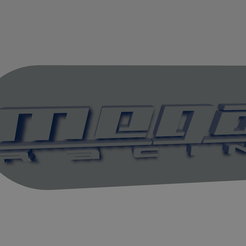 Megan-Racing.png Archivo STL Llavero Megan Racing・Modelo imprimible en 3D para descargar
