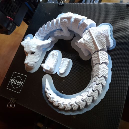 Falkor03.jpg LEONARDZ3D - NEW FLEXI FALKOR LUCK DRAGON - PRINT-IN-PLACE