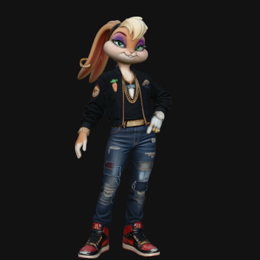 Lola Bunny Street Gangster