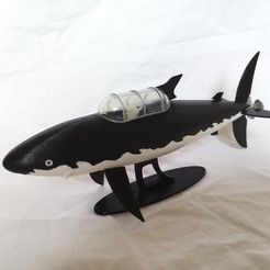IMG_20201101_102216.jpg Archivo 3D Tiburón tintín submarino・Modelo para descargar y imprimir en 3D