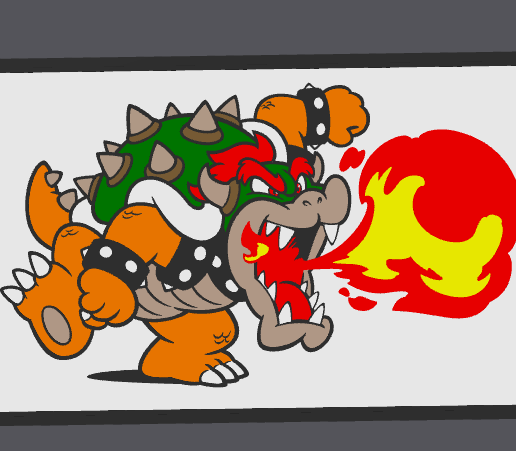 Bowser-fire.png Bowser fire breathing LED light box.